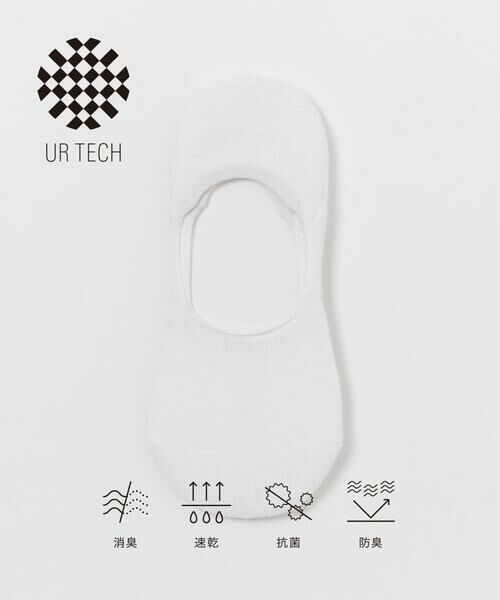 URBAN RESEARCH/アーバンリサーチ 『UR TECH』厚手カバーソックス ホワイト 25-28 URBAN RESEARCH/アーバンリサーチ 『UR TECH』厚手カバーソックス ホワイト 25-28