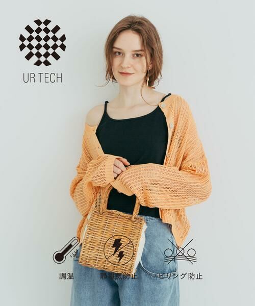 URBAN RESEARCH/アーバンリサーチ 『UR TECH』キャミソール ブラック S URBAN RESEARCH/アーバンリサーチ 『UR TECH』キャミソール ブラック S