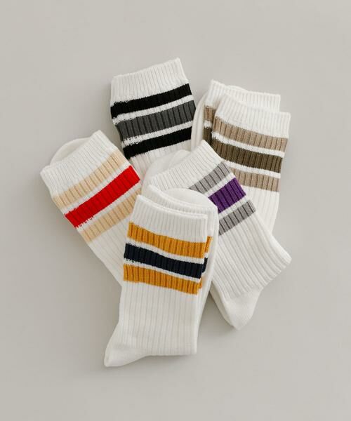 URBAN RESEARCH / アーバンリサーチ ソックス | 『UR TECH』ラインリブソックス | 詳細5