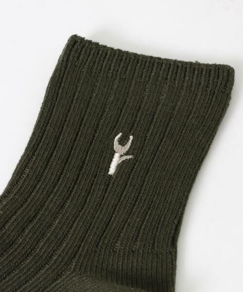 URBAN RESEARCH / アーバンリサーチ ソックス | 『UR TECH』ワイドリブ刺しゅうソックス | 詳細3