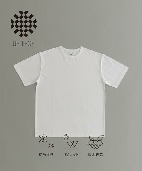 URBAN RESEARCH/アーバンリサーチ 『UR TECH』ベーシックTシャツ ホワイト 6