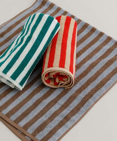 URBAN RESEARCH / アーバンリサーチ タオル | 『UR TECH』ストライプバスタオル | 詳細6