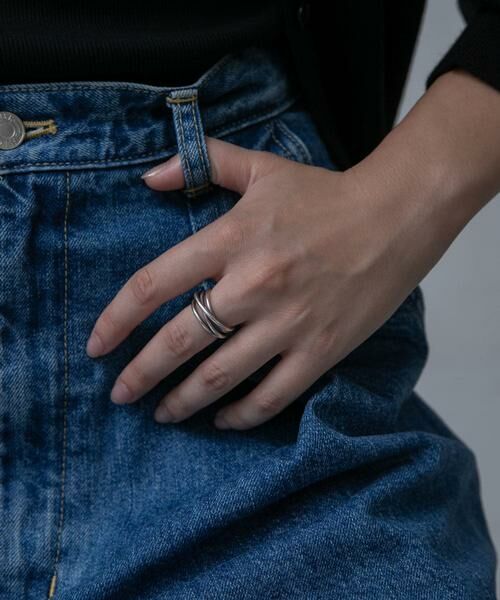 URBAN RESEARCH/アーバンリサーチ decor『デコール』 Spiral ring シルバー - URBAN RESEARCH/アーバンリサーチ decor『デコール』 Spiral ring シルバー -