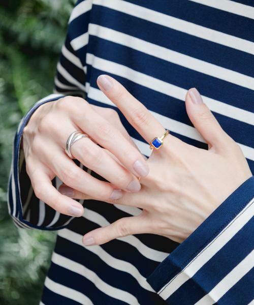 URBAN RESEARCH / アーバンリサーチ リング | decor『デコール』　石のリング ラピスラズリ | 詳細6