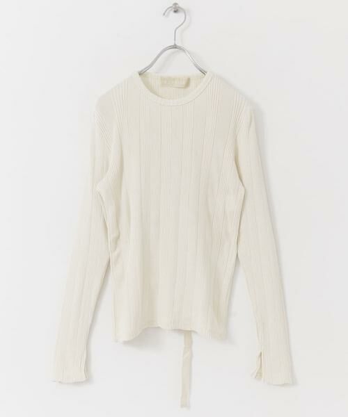 URBAN RESEARCH/アーバンリサーチ R JUBILEE BackOpenLong SleeveTops オフホワイト FREE URBAN RESEARCH/アーバンリサーチ R JUBILEE BackOpenLong SleeveTops オフホワイト FREE
