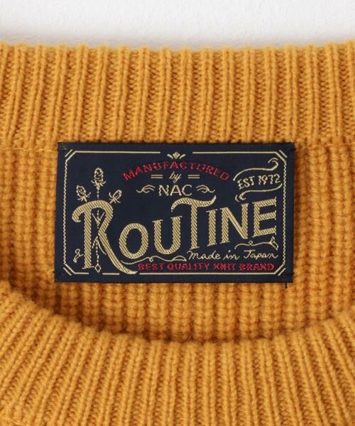 URBAN RESEARCH / アーバンリサーチ ニット・セーター | 『別注』ROUTINE×URBAN RESEARCH　テーラードプルオーバー | 詳細11