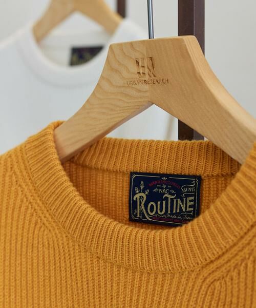 URBAN RESEARCH / アーバンリサーチ ニット・セーター | 『別注』ROUTINE×URBAN RESEARCH　テーラードプルオーバー | 詳細5