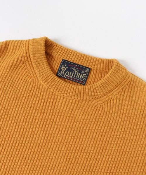 URBAN RESEARCH / アーバンリサーチ ニット・セーター | 『別注』ROUTINE×URBAN RESEARCH　テーラードプルオーバー | 詳細7