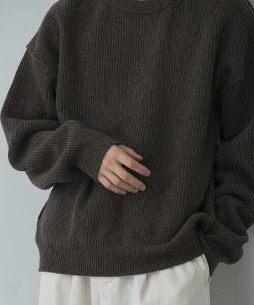 URBAN RESEARCH / アーバンリサーチ ニット・セーター | 『別注』ROUTINE×URBAN RESEARCH　テーラードプルオーバー | 詳細12