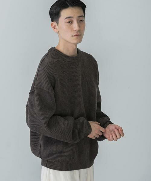 URBAN RESEARCH / アーバンリサーチ ニット・セーター | 『別注』ROUTINE×URBAN RESEARCH　テーラードプルオーバー | 詳細13