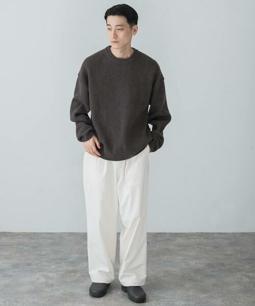 URBAN RESEARCH / アーバンリサーチ ニット・セーター | 『別注』ROUTINE×URBAN RESEARCH　テーラードプルオーバー | 詳細15