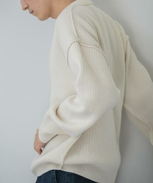 URBAN RESEARCH / アーバンリサーチ ニット・セーター | 『別注』ROUTINE×URBAN RESEARCH　テーラードプルオーバー | 詳細19
