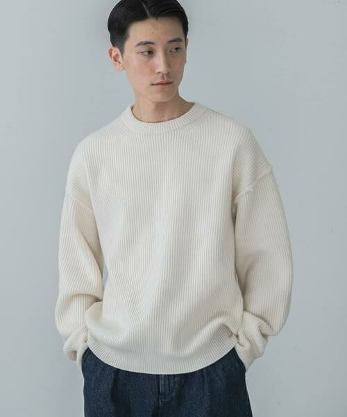 URBAN RESEARCH / アーバンリサーチ ニット・セーター | 『別注』ROUTINE×URBAN RESEARCH　テーラードプルオーバー | 詳細20