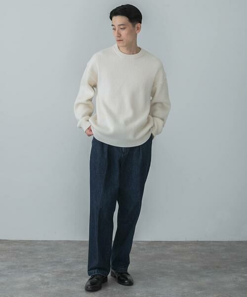 URBAN RESEARCH / アーバンリサーチ ニット・セーター | 『別注』ROUTINE×URBAN RESEARCH　テーラードプルオーバー | 詳細21