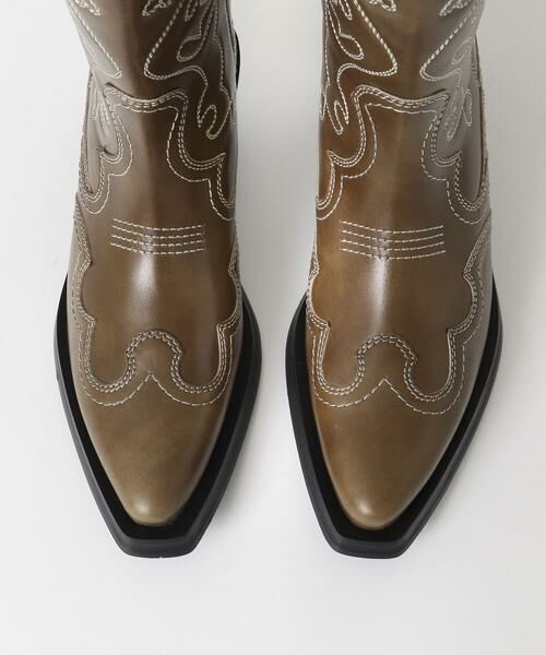 URBAN RESEARCH / アーバンリサーチ ブーツ（ショート丈） | GANNI　Embroidered Western Boot | 詳細10