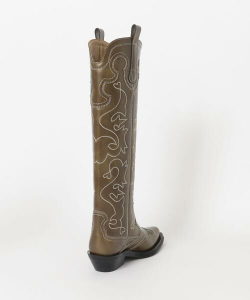 URBAN RESEARCH / アーバンリサーチ ブーツ（ショート丈） | GANNI　Embroidered Western Boot | 詳細7