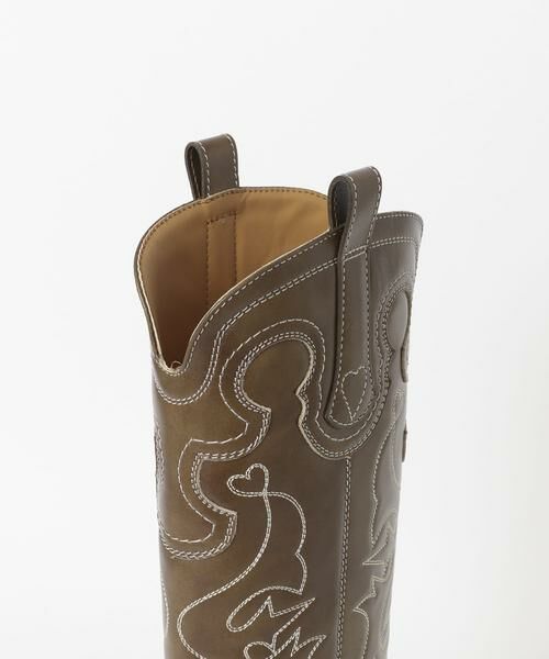 URBAN RESEARCH / アーバンリサーチ ブーツ（ショート丈） | GANNI　Embroidered Western Boot | 詳細9