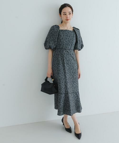 URBAN RESEARCH / アーバンリサーチ ドレス | LA MAISON　スクエアネックJQワンピース | 詳細11