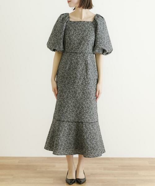 URBAN RESEARCH / アーバンリサーチ ドレス | LA MAISON　スクエアネックJQワンピース | 詳細12