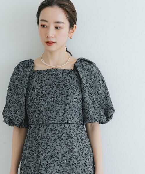 URBAN RESEARCH / アーバンリサーチ ドレス | LA MAISON　スクエアネックJQワンピース | 詳細2