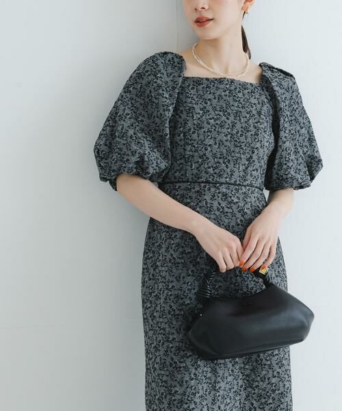 URBAN RESEARCH / アーバンリサーチ ドレス | LA MAISON　スクエアネックJQワンピース | 詳細3