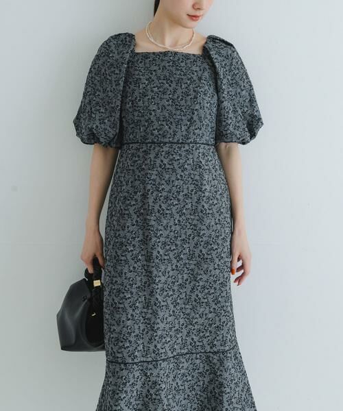 URBAN RESEARCH / アーバンリサーチ ドレス | LA MAISON　スクエアネックJQワンピース | 詳細4