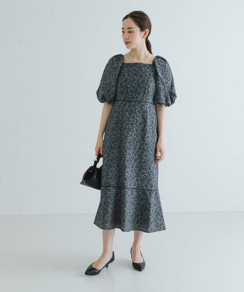 URBAN RESEARCH / アーバンリサーチ ドレス | LA MAISON　スクエアネックJQワンピース | 詳細7