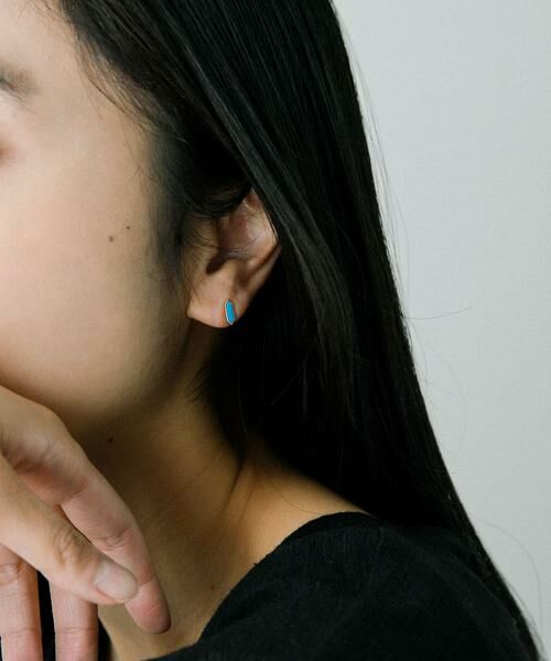 URBAN RESEARCH / アーバンリサーチ ピアス・イヤリング | METIER　Astra Hexa Turquoise Stud | 詳細1