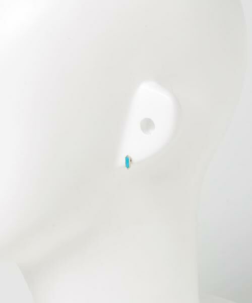 URBAN RESEARCH / アーバンリサーチ ピアス・イヤリング | METIER　Astra Hexa Turquoise Stud | 詳細4