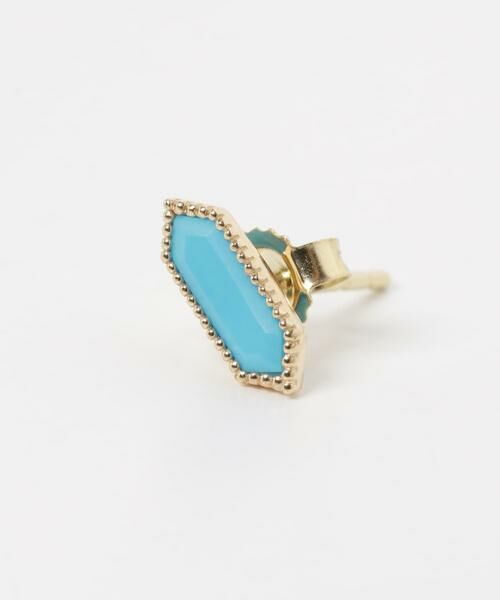 URBAN RESEARCH / アーバンリサーチ ピアス・イヤリング | METIER　Astra Hexa Turquoise Stud | 詳細6