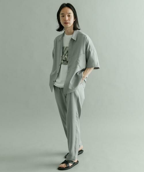 URBAN RESEARCH / アーバンリサーチ その他パンツ | URBAN RESEARCH iD　Reflax LINEN LIKE PANTS | 詳細15