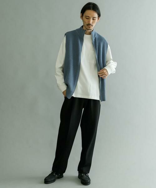 URBAN RESEARCH / アーバンリサーチ ニット・セーター | URBAN RESEARCH iD　ジップアップニットベスト | 詳細3