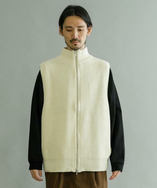 URBAN RESEARCH / アーバンリサーチ ニット・セーター | URBAN RESEARCH iD　ジップアップニットベスト | 詳細13