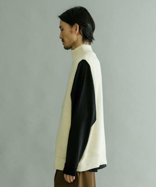 URBAN RESEARCH / アーバンリサーチ ニット・セーター | URBAN RESEARCH iD　ジップアップニットベスト | 詳細14