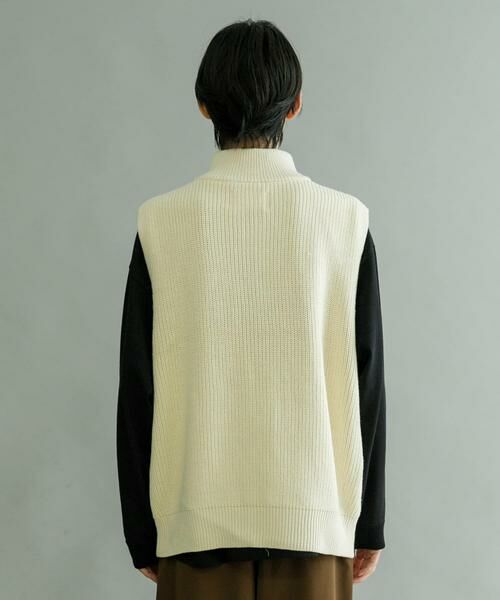 URBAN RESEARCH / アーバンリサーチ ニット・セーター | URBAN RESEARCH iD　ジップアップニットベスト | 詳細15