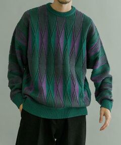 URBAN RESEARCH / アーバンリサーチ ニット・セーター | ジャカードプルオーバーニット