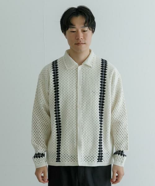 URBAN RESEARCH / アーバンリサーチ ニット・セーター | URBAN RESEARCH iD　クロシェシャツ | 詳細11