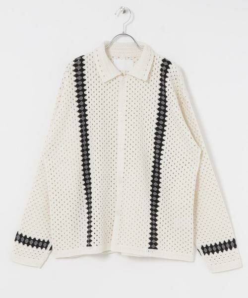 URBAN RESEARCH / アーバンリサーチ ニット・セーター | URBAN RESEARCH iD　クロシェシャツ | 詳細14