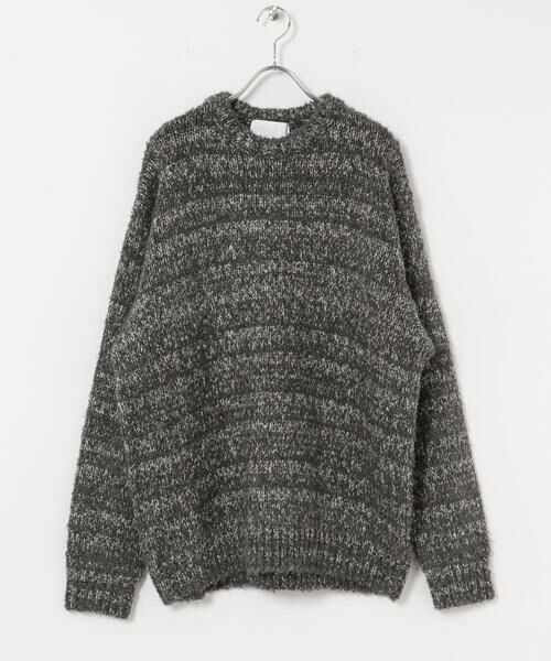 URBAN RESEARCH / アーバンリサーチ ニット・セーター | URBAN RESEARCH iD　ブークレメランジニット | 詳細9