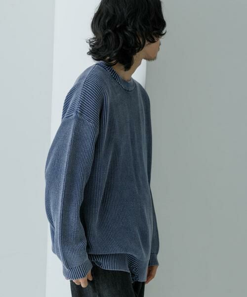 URBAN RESEARCH / アーバンリサーチ ニット・セーター | URBAN RESEARCH iD　ストーンウォッシュダメージニット | 詳細4