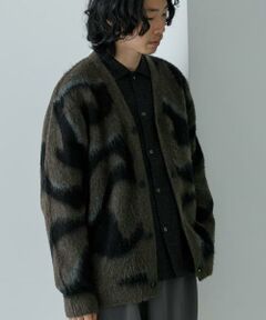 URBAN RESEARCH / アーバンリサーチ カーディガン・ボレロ | URBAN RESEARCH iD　パターン起毛カーディガン