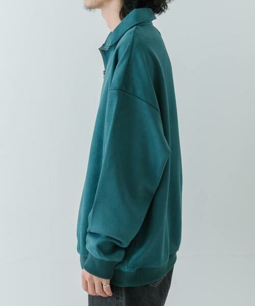 URBAN RESEARCH / アーバンリサーチ Tシャツ | URBAN RESEARCH iD　フェイクスエードハーフZIPプルオーバー | 詳細2