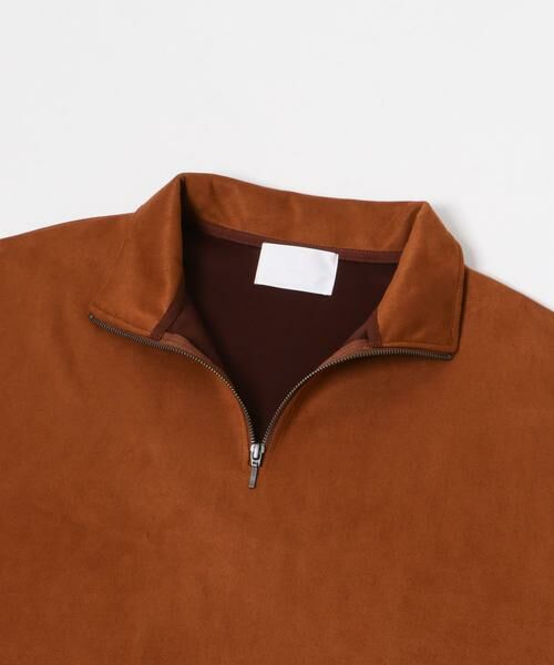 URBAN RESEARCH / アーバンリサーチ Tシャツ | URBAN RESEARCH iD　フェイクスエードハーフZIPプルオーバー | 詳細7