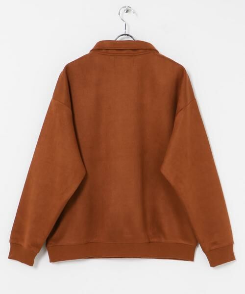 URBAN RESEARCH / アーバンリサーチ Tシャツ | URBAN RESEARCH iD　フェイクスエードハーフZIPプルオーバー | 詳細8