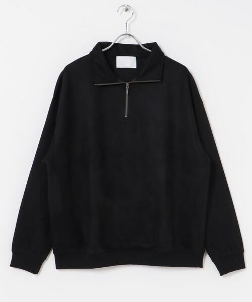 URBAN RESEARCH / アーバンリサーチ Tシャツ | URBAN RESEARCH iD　フェイクスエードハーフZIPプルオーバー | 詳細12