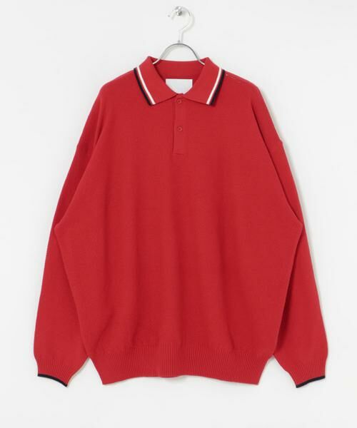 URBAN RESEARCH / アーバンリサーチ ポロシャツ | URBAN RESEARCH iD　カノコオーバーニットポロ ロングスリーブ | 詳細1