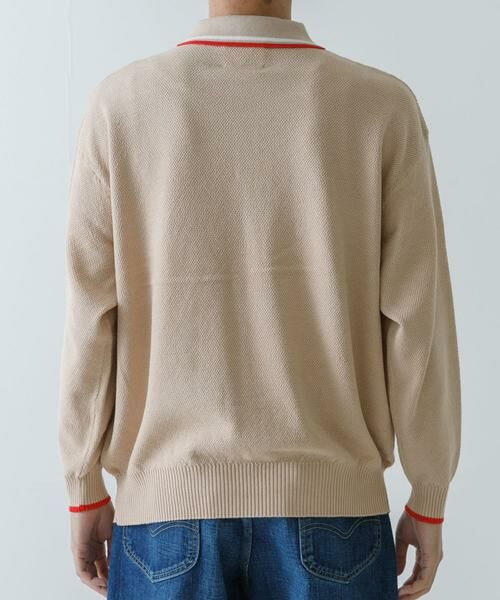 URBAN RESEARCH / アーバンリサーチ ポロシャツ | URBAN RESEARCH iD　カノコオーバーニットポロ ロングスリーブ | 詳細13