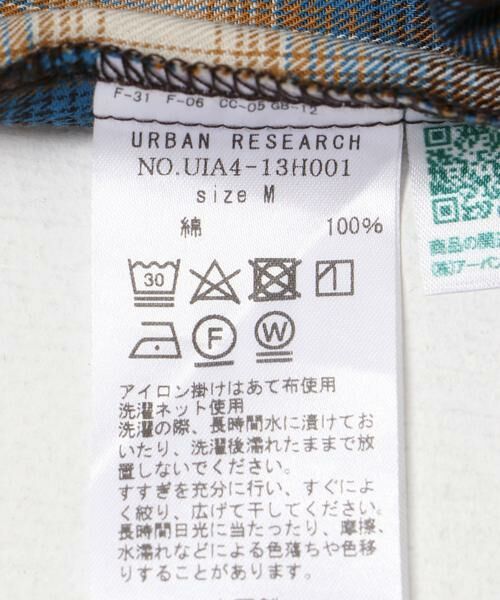 URBAN RESEARCH / アーバンリサーチ シャツ・ブラウス | URBAN RESEARCH iD　オンブレーチェックオープンカラーシャツ | 詳細5