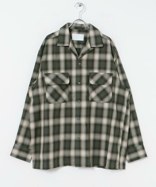 URBAN RESEARCH / アーバンリサーチ シャツ・ブラウス | URBAN RESEARCH iD　オンブレーチェックオープンカラーシャツ | 詳細10
