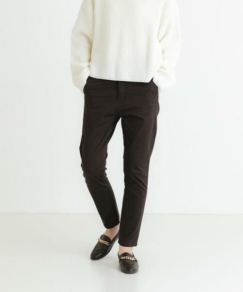 URBAN RESEARCH / アーバンリサーチ その他パンツ | 『4サイズ展開』テーパードチノパンツ(ダークブラウン)